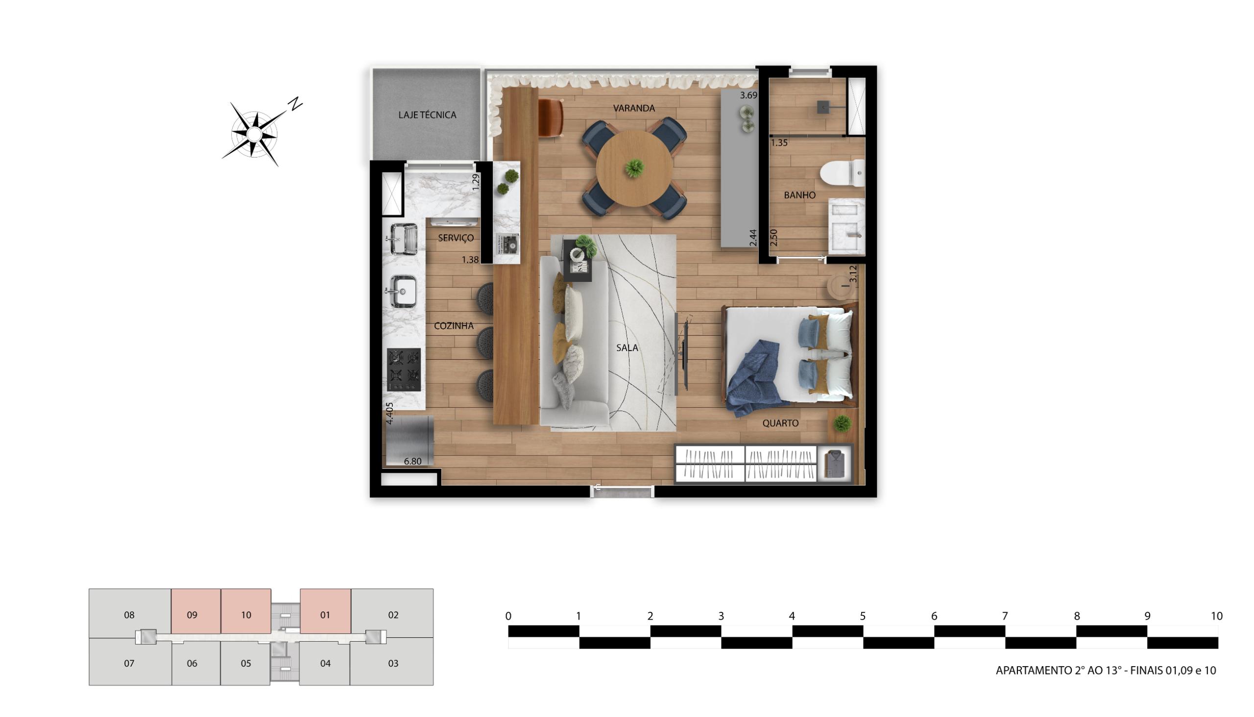 Apartamento 1 Quarto — foto 2