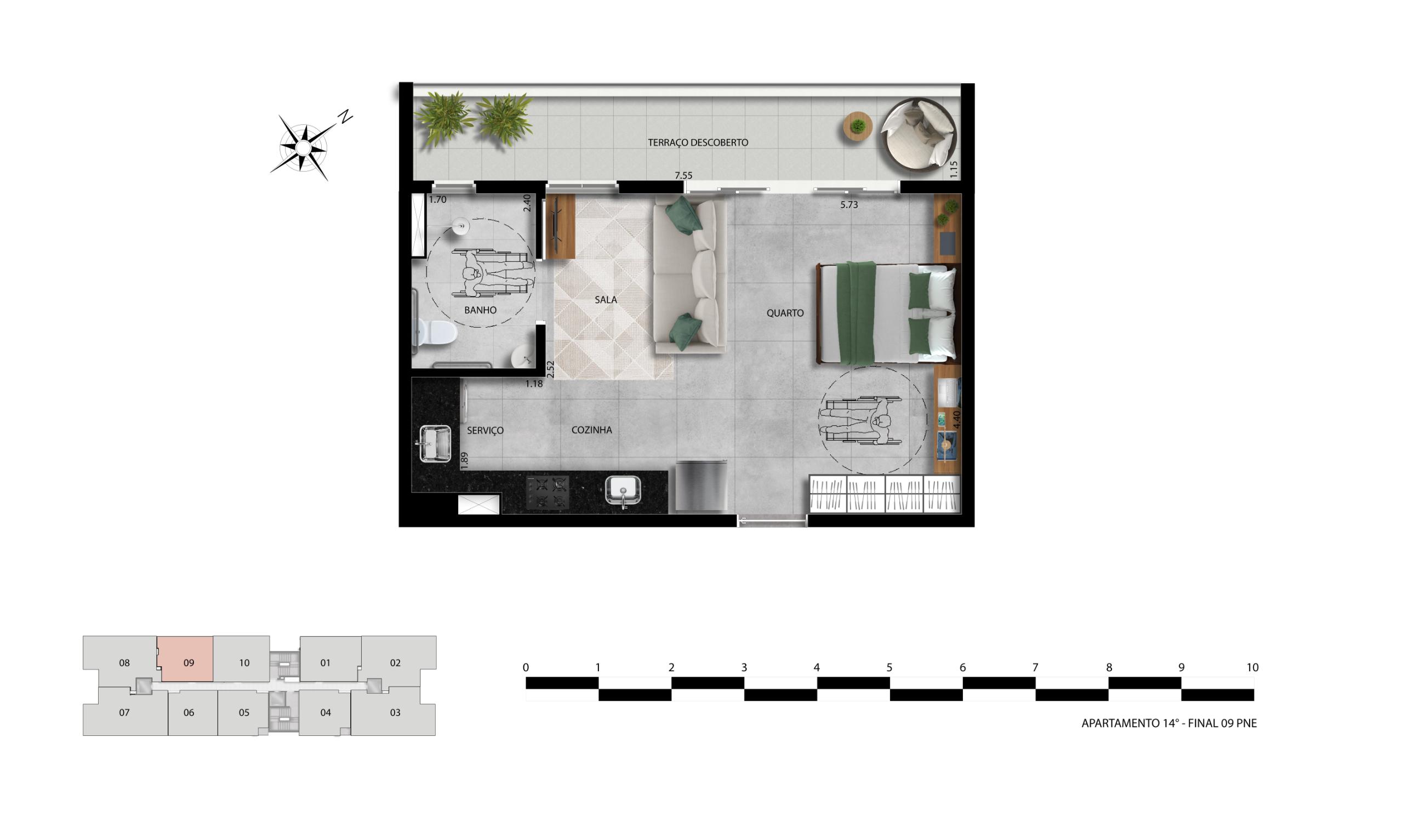 Apartamento 1 Quarto — foto 8