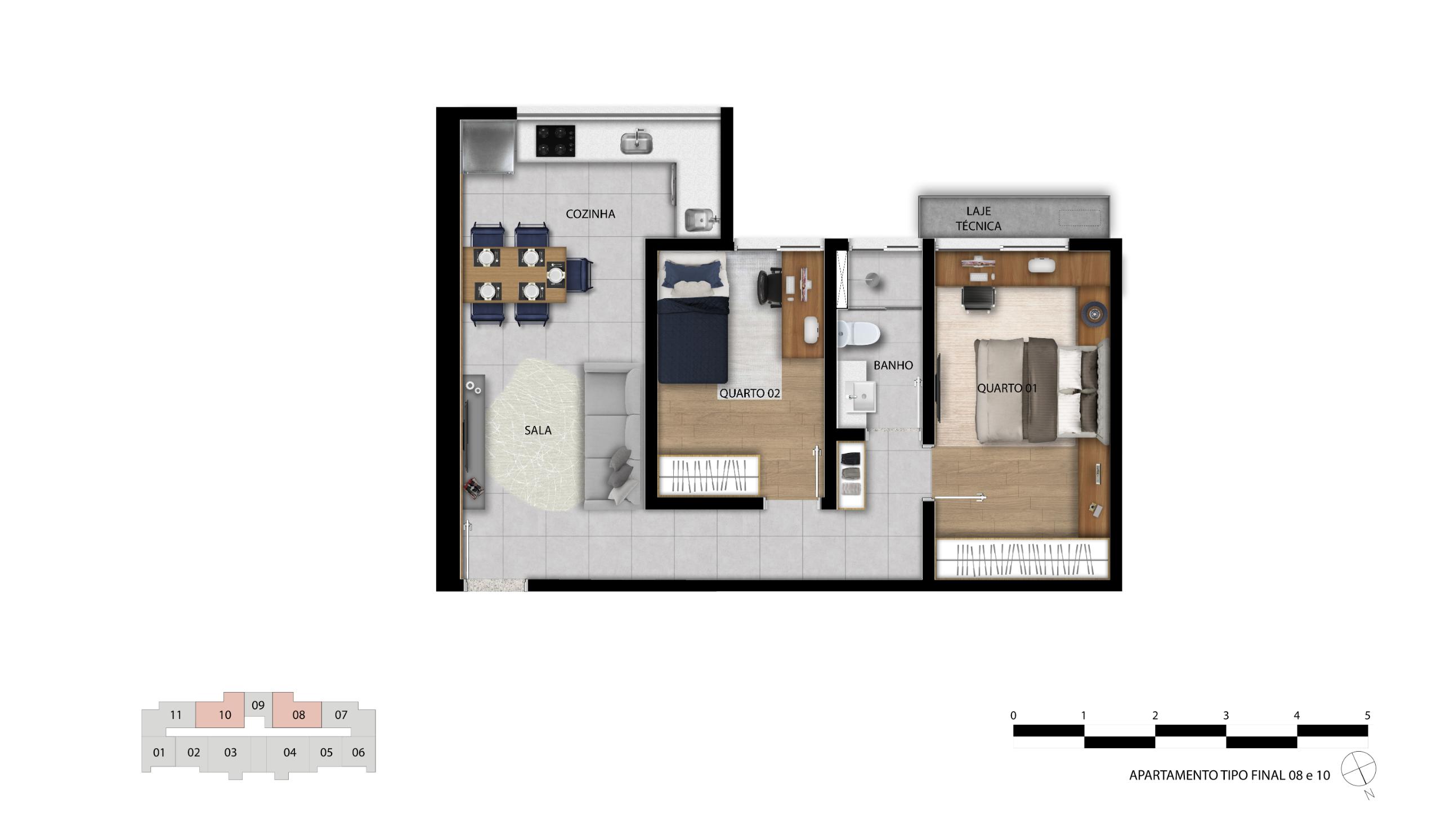 Apartamento 2 Quartos — foto 10