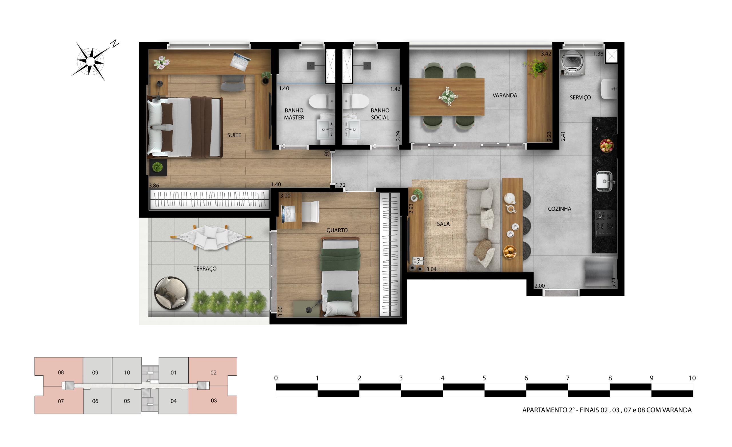 Apartamento 2 Quartos — foto 5