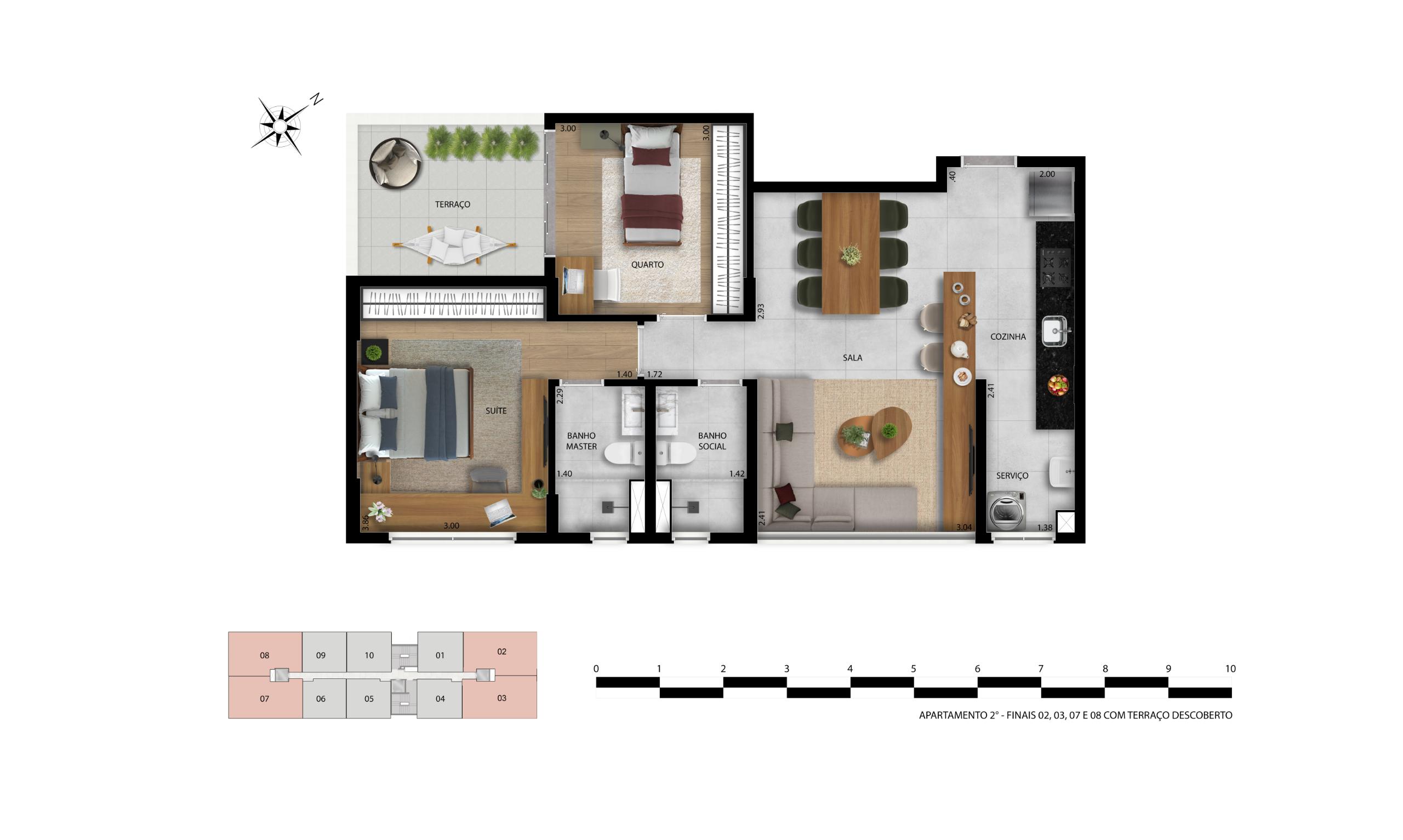 Apartamento 2 Quartos — foto 4