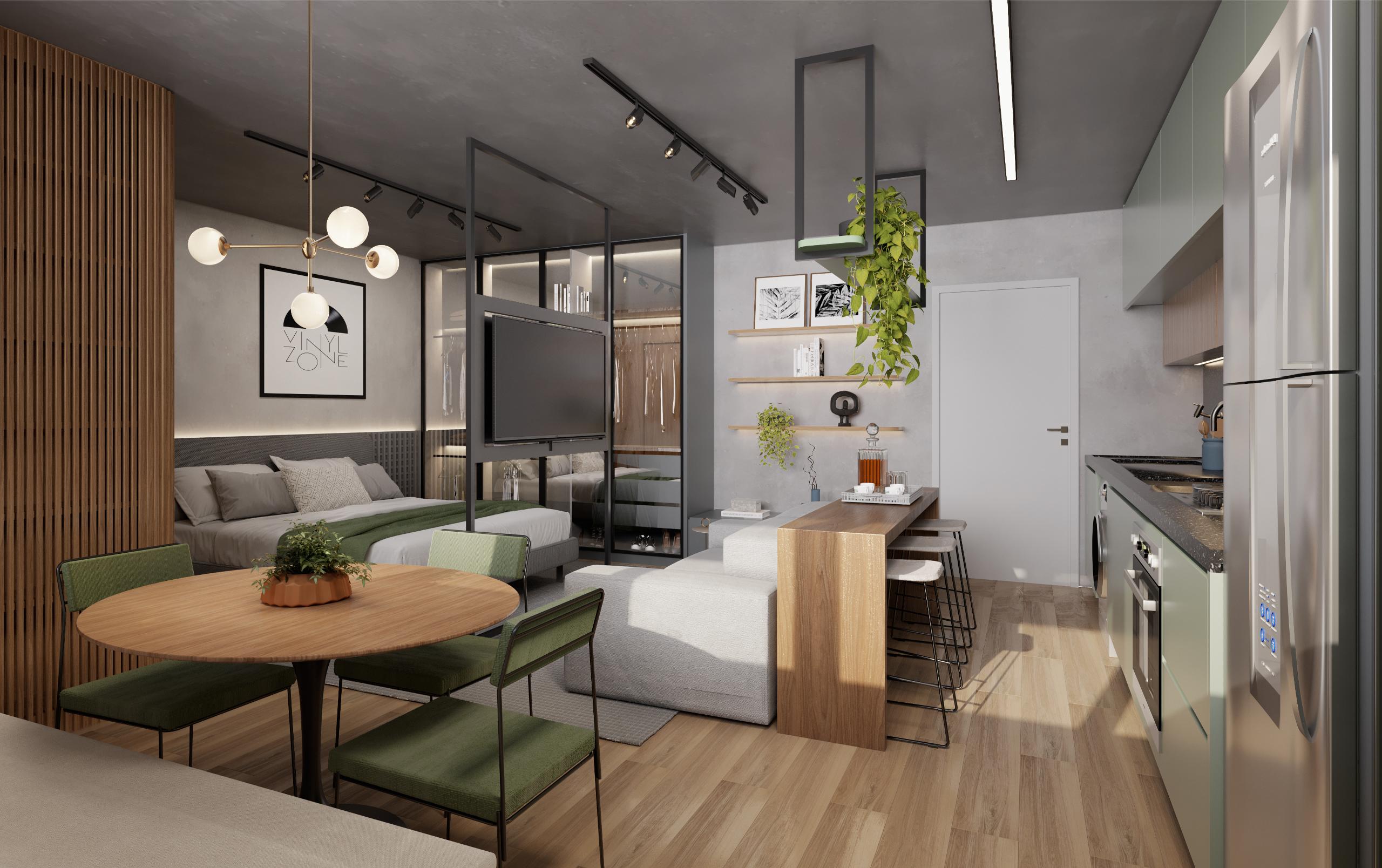Apartamento 1 Quarto — Aldea Bias Fortes