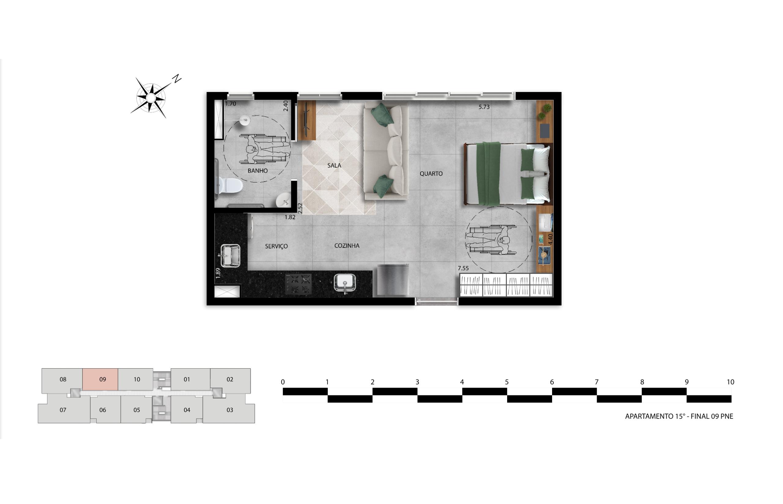 Apartamento 1 Quarto — foto 11