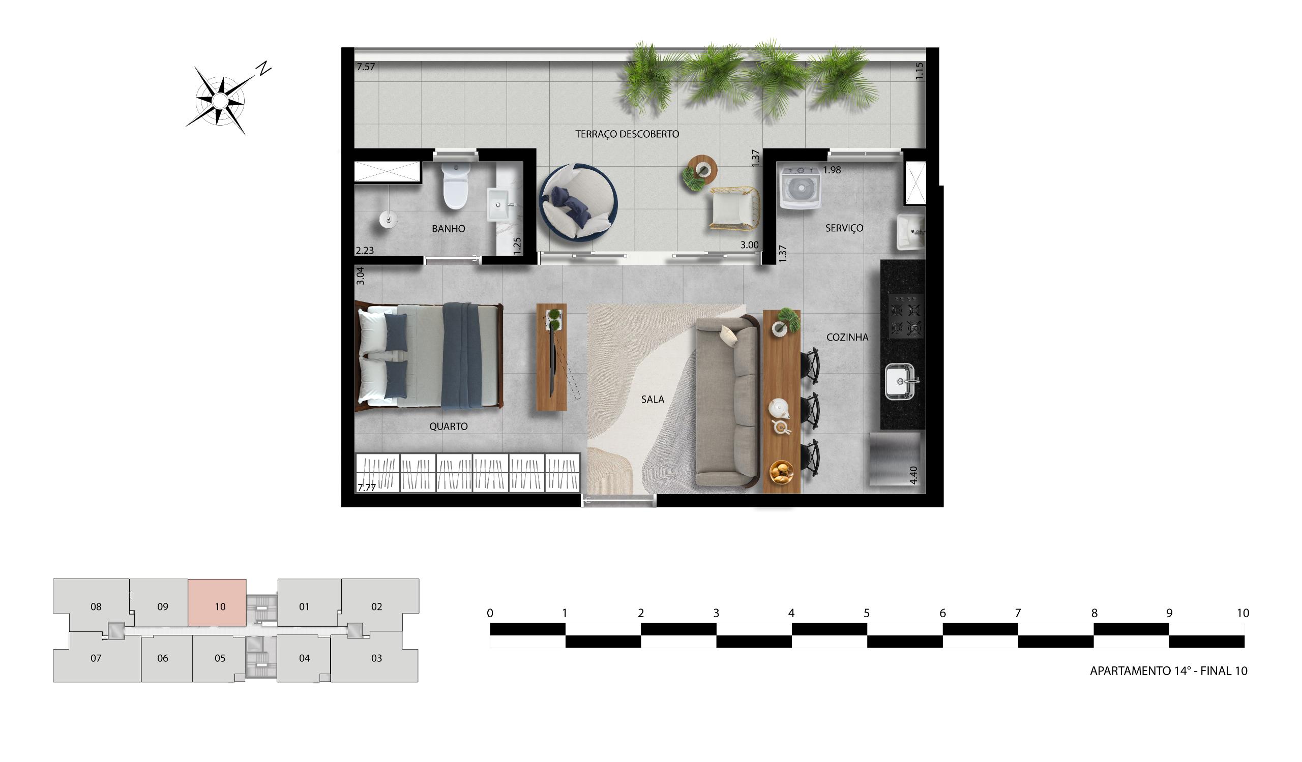 Apartamento 1 Quarto — foto 9