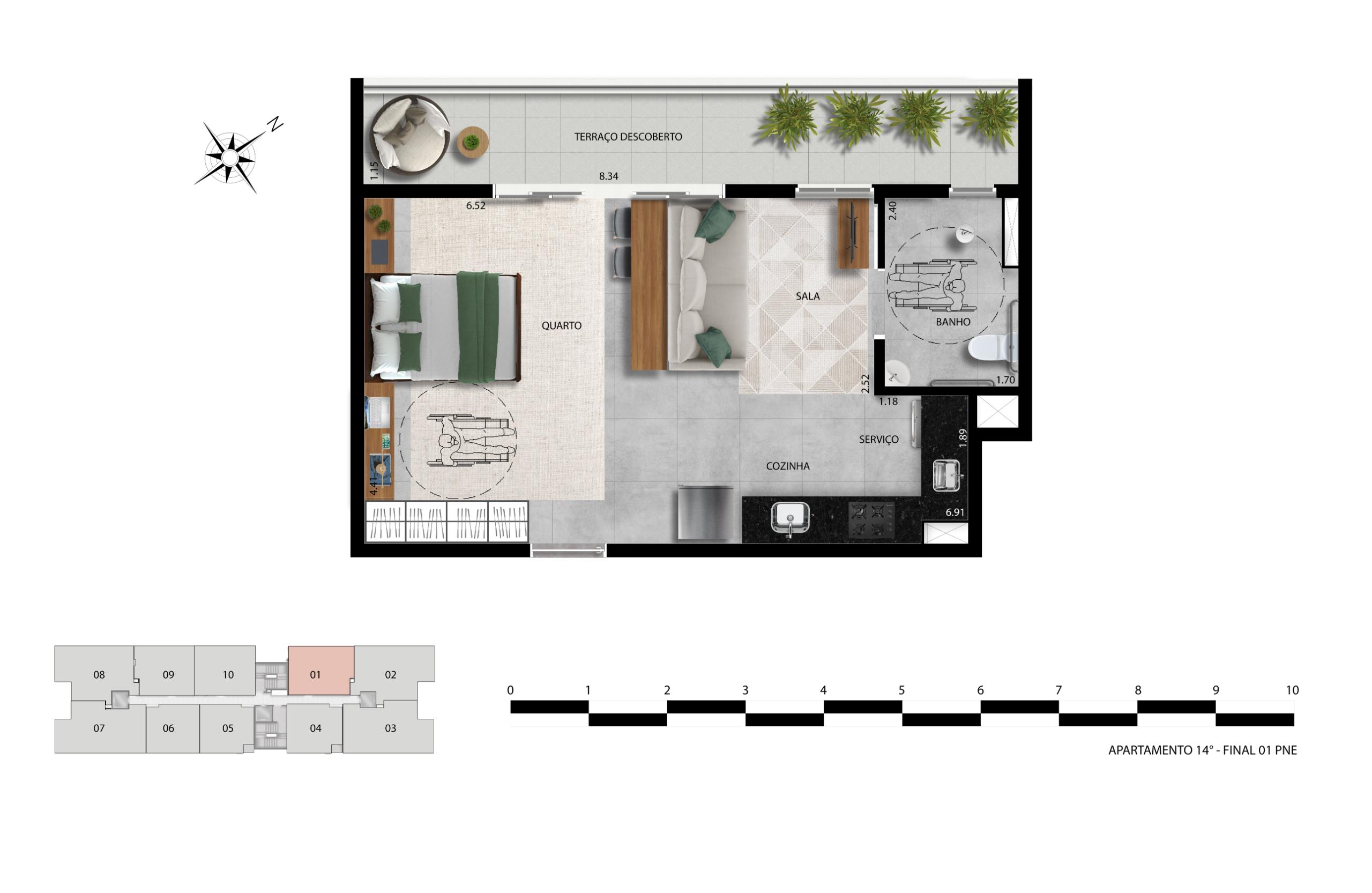 Apartamento 1 Quarto — foto 6