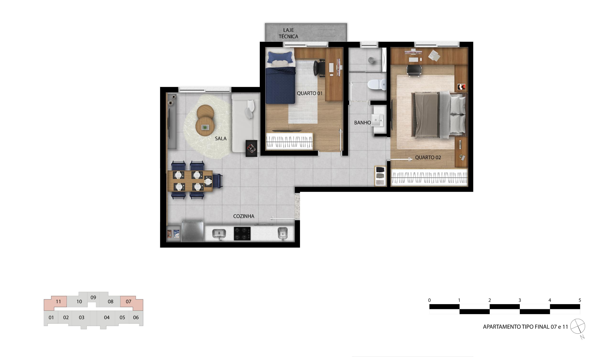 Apartamento 2 Quartos — foto 9