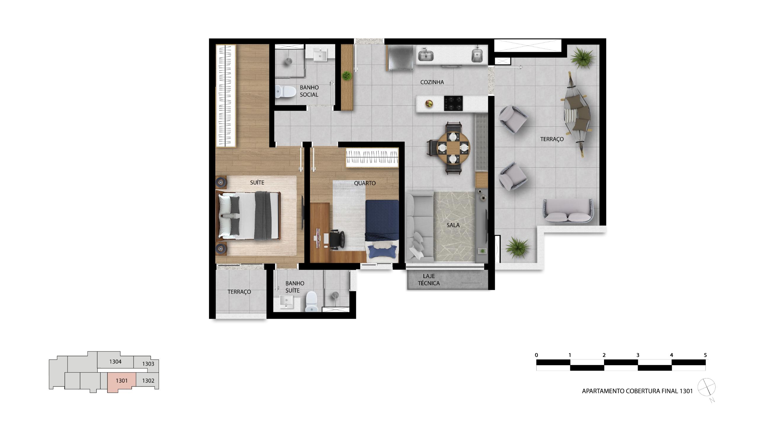 Apartamento 2 Quartos — foto 4